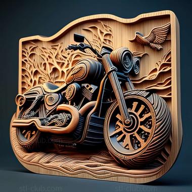 3D модель Harley Davidson Street Bob (STL)
